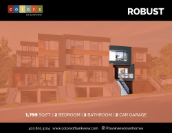 Robust Floorplan at Colors of Bankview